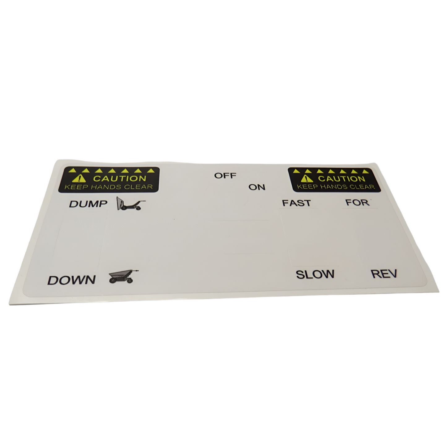 401-792: Decal, Control Panel MUV350